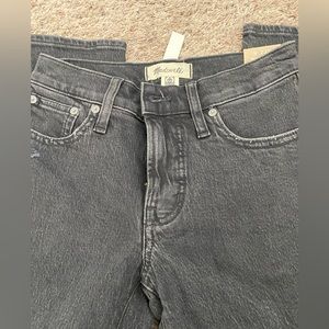 Madewell Black Vintage Straight Jeans